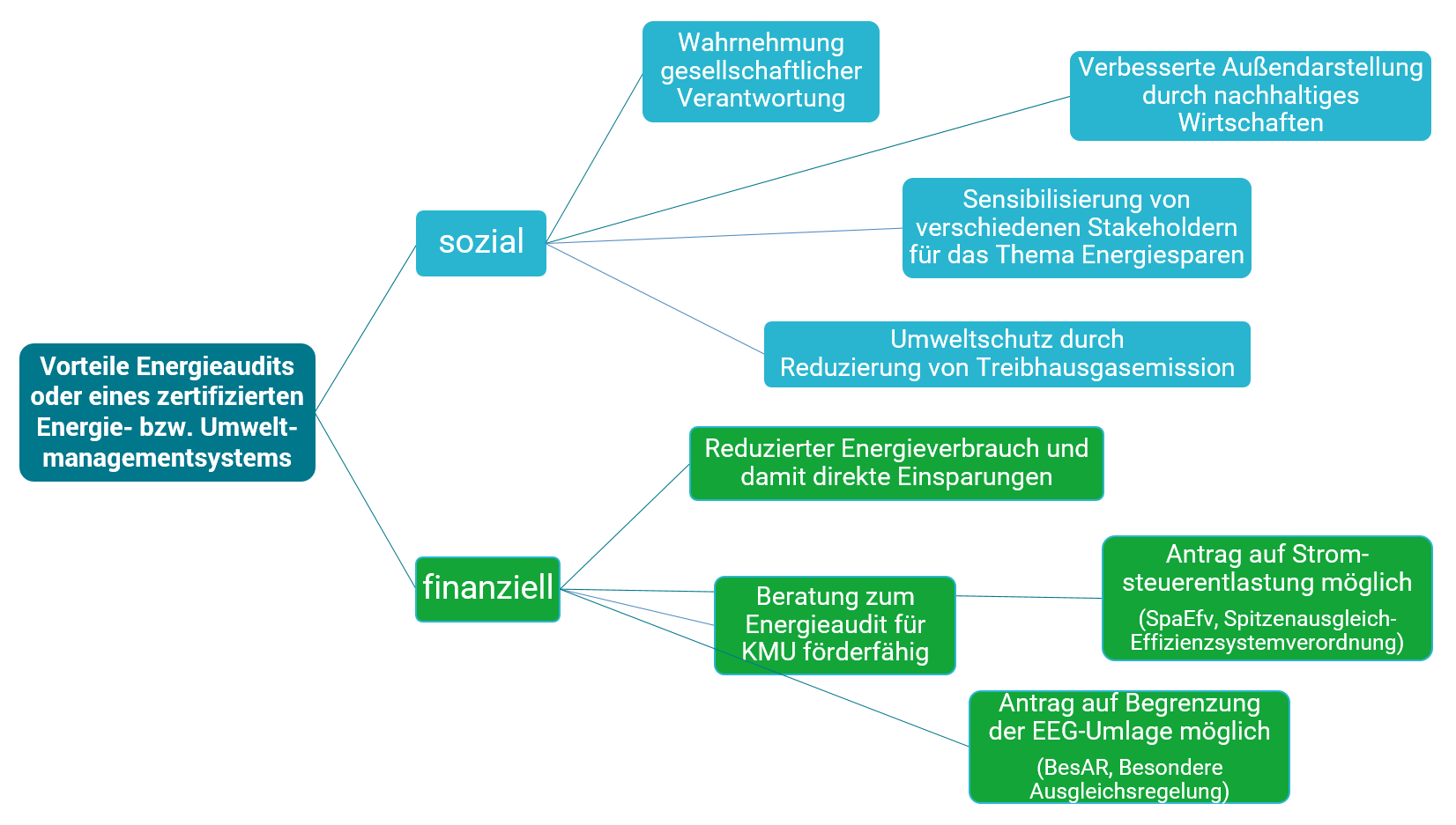 Vorteile eines Energieaudits oder EnMS