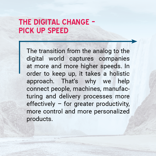 picture: the digital change – pick up speed