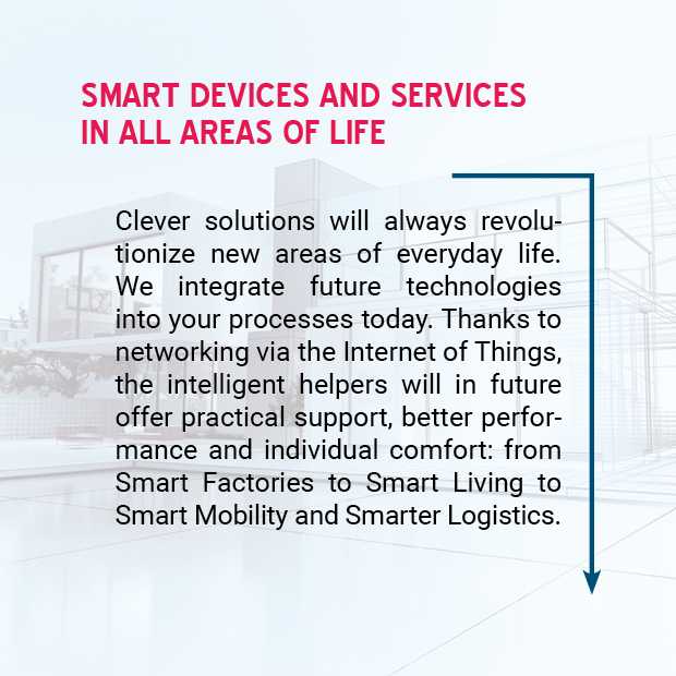 picture: smart devices and services in all areas of life