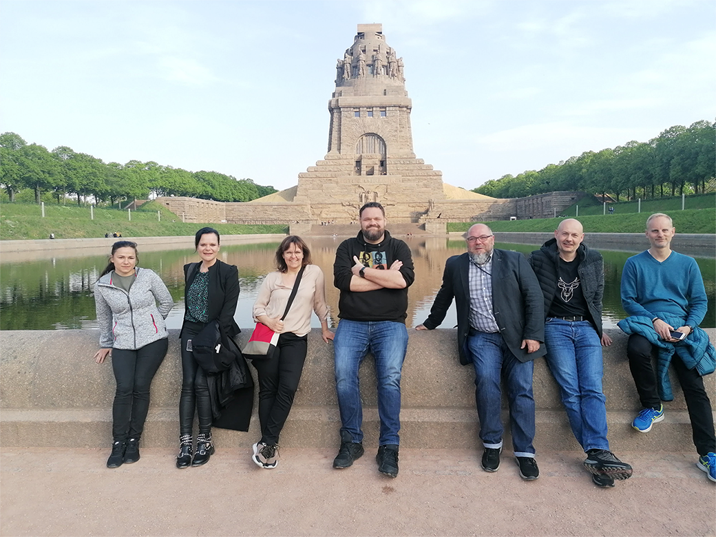 Besuch des Völkerschlachtdenkmals nach einem erfolgreichen Schulungstag