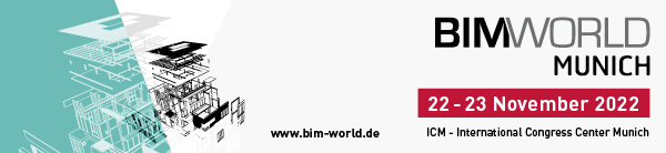 Werbebanner BIM world MUNICH 2022 (Quelle: Veranstalter)