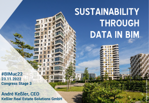 Screenshot: Sustainability through data in BIM - Vortrag André Keßler, BIM world MUNICH 2022